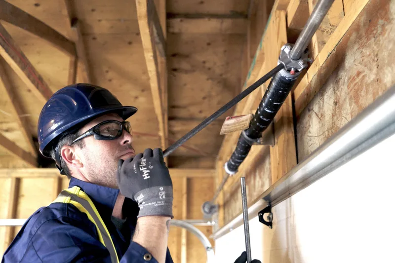 Annual garage door maintenance service by Santos & Sons in San Mateo — full system inspection and tune-up