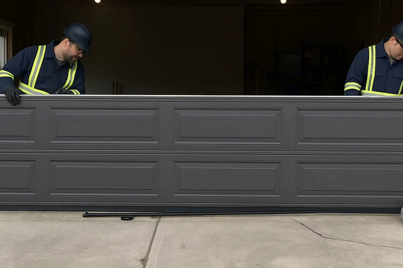 New garage door installation by Santos & Sons in San Mateo, CA